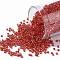 TOHO Round Seed Beads, Japanese Seed Beads, (25) Silver Lined Light Siam Ruby, 15/0, 1.5mm, Hole: 0.7mm, about 3000pcs/10g