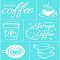 OLYCRAFT 2 Pcs Self-Adhesive Silk Screen Printing Stencil Reusable Mesh Transfer Silk Screen Stencils for Painting on Wood DIY T-Shirt Fabric Wall Home Decor - Cup Pattern