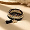 Bohemian Vacation Style Glass Beaded Charms Bracelets Set for Women