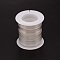 Invisible Stretchy TPU Plastic Transparent Elastic Shoulder Strap, for Sewing Bra Straps Making, Flat, Clear, 8x0.28mm, 10m/roll