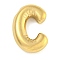Ion Plating(IP) 304 Stainless Steel Pendants, Balloon Letter Charm, Golden, Letter C, 20x13.5x5mm, Hole: 2x2.5mm
