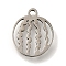201 Stainless Steel Pendants, Fruit Charms, Watermelon, 12x10x1mm, Hole: 1.2mm