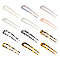 12Pcs 12 Colors Acrylic Hair Forks, for Women Girls, Mixed Color, 118x26.5x3mm, 1pc/color