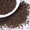 MIYUKI Delica Beads, Cylinder, Japanese Seed Beads, 11/0, (DB0287) Cinnamon Lined Topaz Luster, 1.3x1.6mm, Hole: 0.8mm, about 20000pcs/bag, 100g/bag