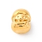 304 Stainless Steel Beads, Girl, Ion Plating(IP), Real 14K Gold Plated, 12.5~13x9.5~10x8.5~10mm, Hole: 3mm