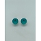 Silicone Beads, Round, Teal, 14.5~15mm, Hole: 2.2mm