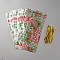 OPP Cellophane Bags Sets, Twist Tie, Rectangle, Candy, 27.5x12.5cm, 100pcs