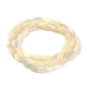 Chapelets de perles en verre opaque électrolytique EGLA-J150-A-FR11-2
