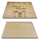 Wooden Wine Serving Tray AJEW-WH0269-017-4