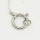 304 Stainless Steel Spring Ring Clasps STAS-O040-07-1