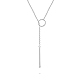 Shegrace 925 Lariat-Halskette aus Sterlingsilber JN473A-02-1