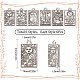SUNNYCLUE 1 Box 36Pcs Tarot Charms Tarot Cards Charm Rectangle Charm Alloy Metal ouijas Protection Amulet Sun Tarot Card Charms for jewellery Making Charm Necklace Earrings Keychain Adult DIY Supplies FIND-SC0003-55-2