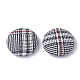 Handmade Cloth Fabric Covered Cabochons WOVE-Q071-07A-01-1