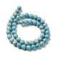 Synthetische imperiale Jaspis-gefärbte Perlenstränge G-P507-01A-02-3
