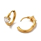 Golden 304 Stainless Steel Hoop Earrings EJEW-K271-01B-G-2