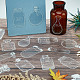 CRASPIRE 90PCS Glassware Bottle Shape Frame Stickers Transparent Decorative Stickers for Scrapbooking Decorative Decals Paper Planner Journal Supplies for Album Notebook DIY Art Craft DIY-CP0006-91-6