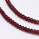 Transparent Glass Beads Strands GLAA-F078-B03-3