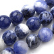 Natural South Africa Sodalite Beads Strands G-S259-35-8mm-1
