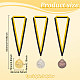 Fingerinspire 3 medaglia di nuoto in lega di 3 colori AJEW-FG0003-36-2