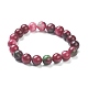 Dyed Natural Jade Beaded Stretch Bracelets BJEW-A117-D-04-2
