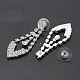 Kits de bijoux avec clous d'oreilles et collier avec strass de mariage à la mode SJEW-S042-07-5