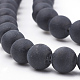 Natürlichen Obsidian Perlen Stränge G-T106-004A-2