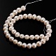 Natural Cultured Freshwater Pearl Beads Strands PEAR-E002-31-01-2