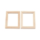 Supports de cadre photo en bois mini rectangle AJEW-WH0252-20-1