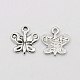 Retro Butterfly Shaped Tibetan Style Alloy Charms X-Z1739Y-1