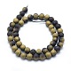 Electroplated Natural Druzy Agate Bead Strands G-E502-06A-2