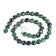 Natural Ruby in Zoisite Beads Strands G-L505-10-10mm-3