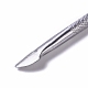 Double Head Stainless Steel Cuticle Pusher and Cutter MRMJ-WH0059-26-2