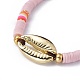 Bracelets de perles de tresse de fil de nylon BJEW-JB04554-M-4