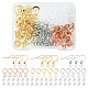 36 Stück 3 Stil 316 chirurgische Ohrringhaken aus Edelstahl DIY-FS0003-29-1