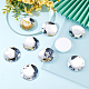FINGERINSPIRE 10Pcs 51mm Flat Back Round Acrylic Rhinestone Stick On Plastic Gems Clear Extra Large Self Adhesive Round Jewels Embelishments Crystal Circle Gems for Costume Making Cosplay Crafts FIND-FG0001-95A-6