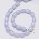 Imitation Jade Glass Beads Strands GLAA-G046-16x12mm-A44-2