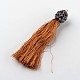 Cotton Thread Tassel Pendant Decorations HJEW-K024-03-1