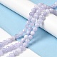 Natural Dyed Jade Beads Strands G-M402-C03-06-2