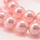 Round Shell Pearl Bead Strands BSHE-L011-8mm-A012-4