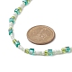 Vetro perline collane per le donne NJEW-JN04265-3