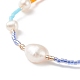 3 stücke 3 stil natürliche perle & glas saatperlen stretch-armbänder set für frauen BJEW-JB08891-7