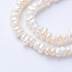 Natural Cultured Freshwater Pearl Beads Strands PEAR-S010-19-1