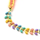 Bracelets de perles de nylon tressés réglables BJEW-JB05594-04-2
