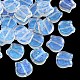 35pcs perles de verre transparentes peintes à la bombe GLAA-YW0001-77-2