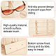 Wooden Eyeglasses Display Stands ODIS-WH0043-16B-4