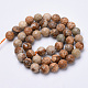 Chapelets de perles en jaspe avec images naturelles G-S281-01-10mm-2