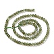 Verde naturale perline di apatite fili G-I348-01-2