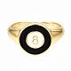 Brass Enamel Cuff Rings RJEW-N035-024-NF-3