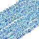 Chapelets de perles en verre de millefiori manuelles LK-R004-03D-1