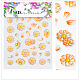 5D Flower/Leaf Watermark Slider Art Stickers MRMJ-S008-084E-2